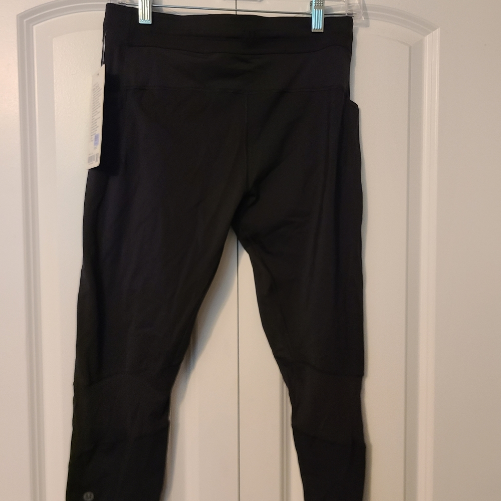 LULULEMON MEN'S SURGE TIGHT 22" BLACK NEW